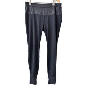 🌸3/$15🌸Black with Gray Wide Band Athletic Pants Estimate Medium